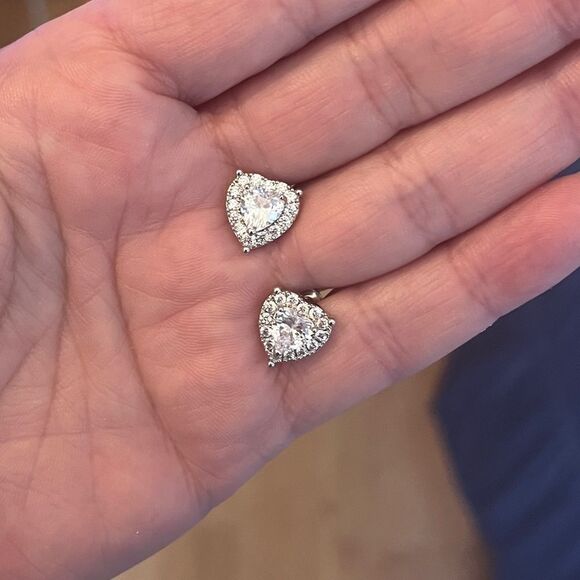 The My Heart Is Full stud earrings in 925 - Picture 7 of 11